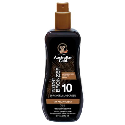 AUSTRALIAN GOLD SPF10 Spray Gel with Bronzer 237 ml